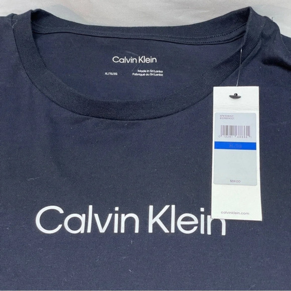 Relaxed Fit Standard Logo Crewneck Long Sleeve Tee - Picture 1 of 14
